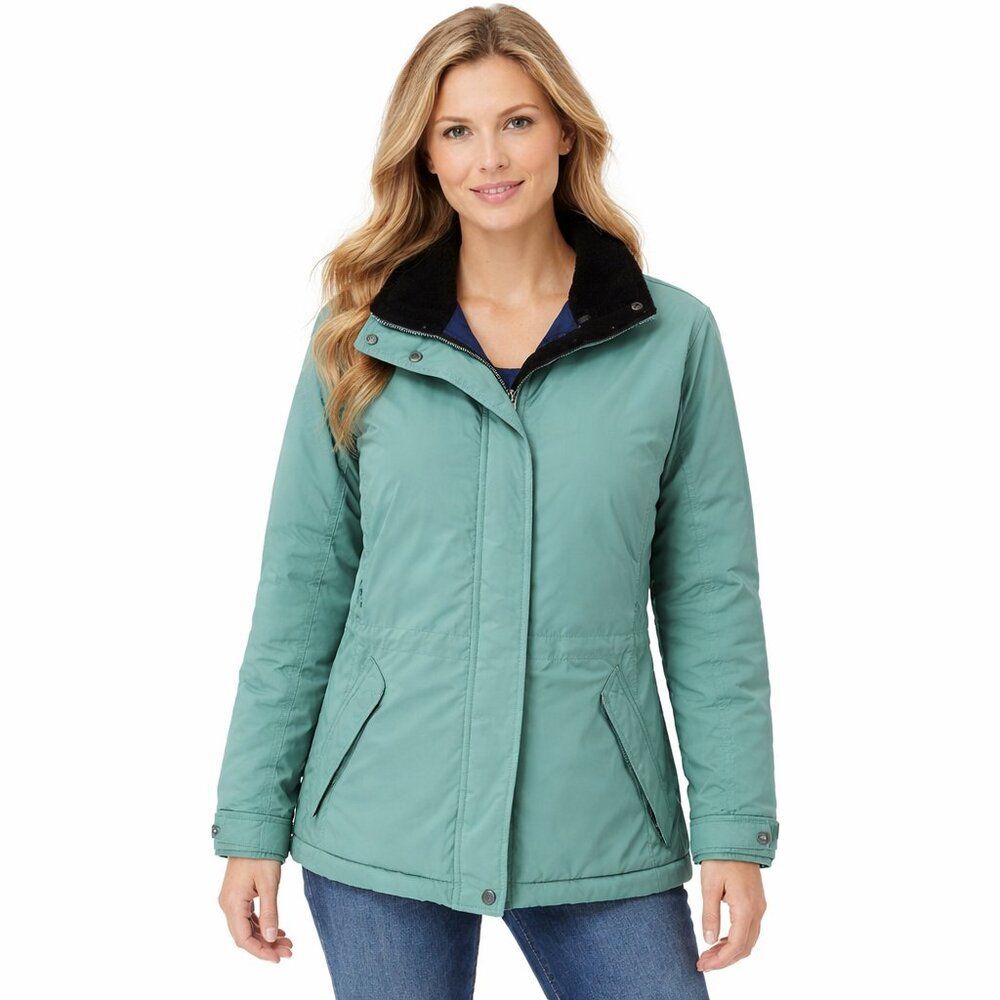 Vintage 90s L.L.Bean Penobscot Teal Thinsulate Hooded Parka Medium LIKE NEW